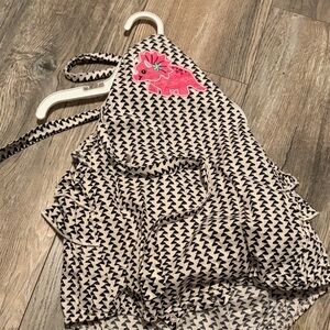 Ricrac & ruffles dinosaur romper 3t